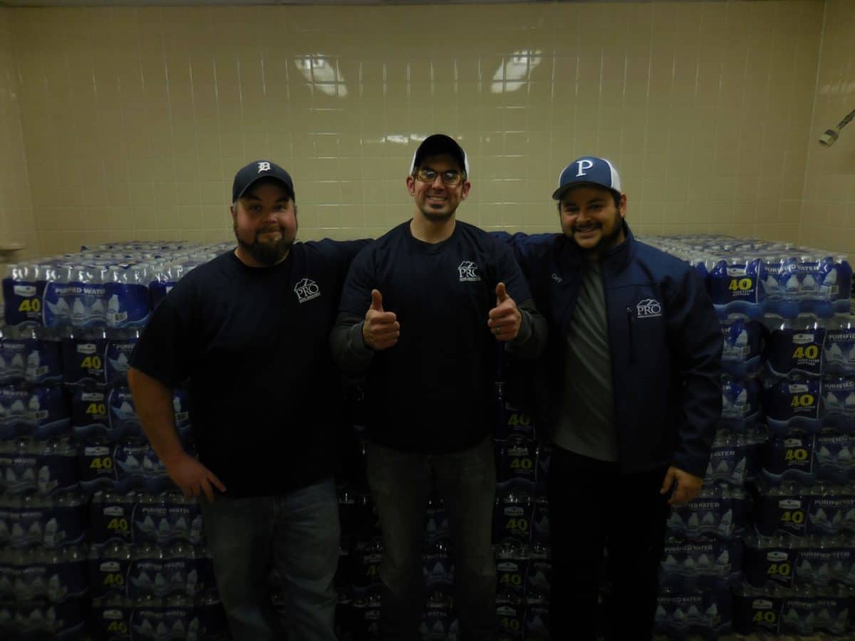 The Pro Home Crew Delivering Water to Flint