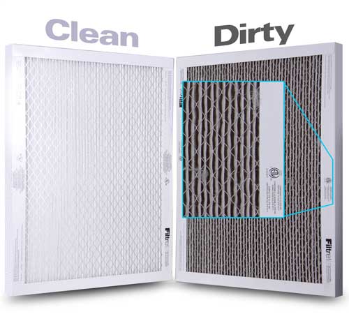 Clean vs Dirty air filters