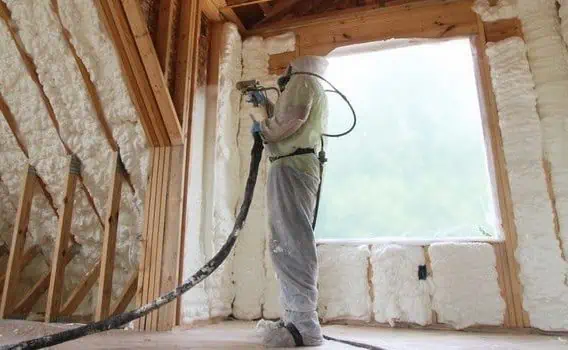 Protective equipment is important when installing spray foam insulation