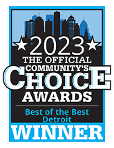 Official 2023 Best of Detroit badge for top Michigan home remodeling and roofing.