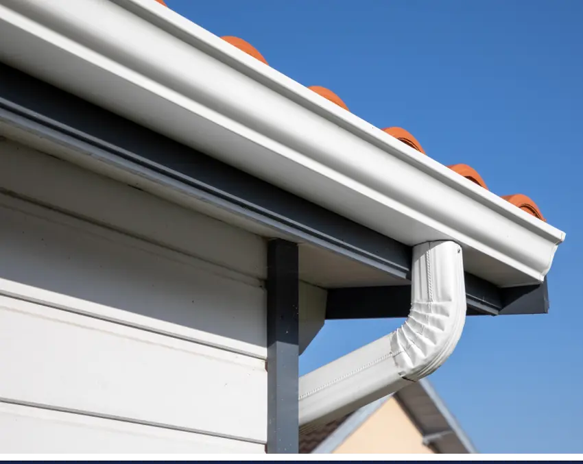 Gutters and downspouts in London improve the exterior of your home.