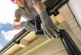 We offer professional gutter installation to protect your home’s foundation