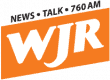 Wjr logo on a MI background.